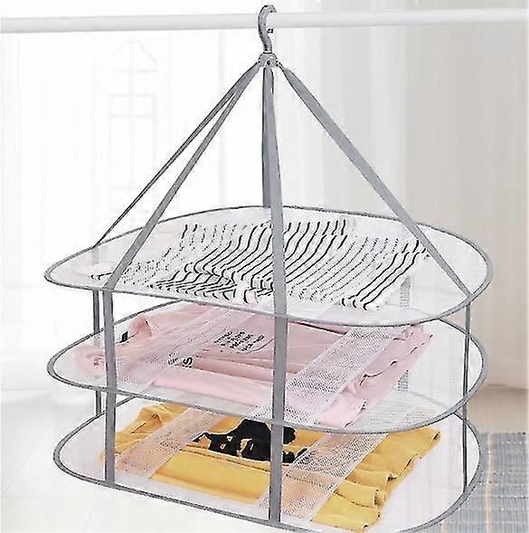 Collapsible Clothes Drying Rack, Windproof