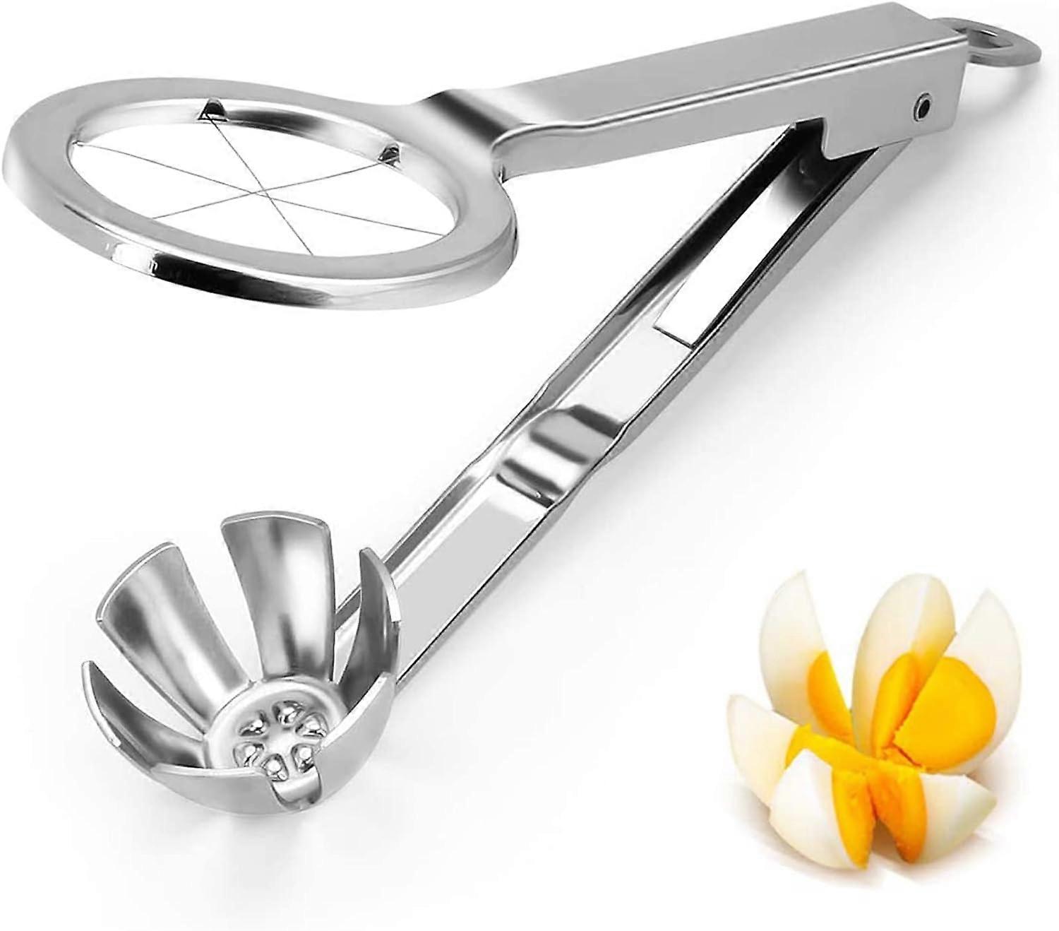 Egg divider divides eggs into 6 equal segments, 21.5*6.3cm