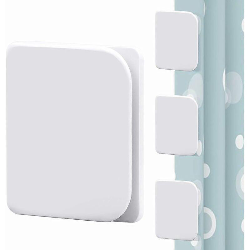 8 Pcs Self Adhesive Shower Clips ,Splash Proof Shower Curtain Clips