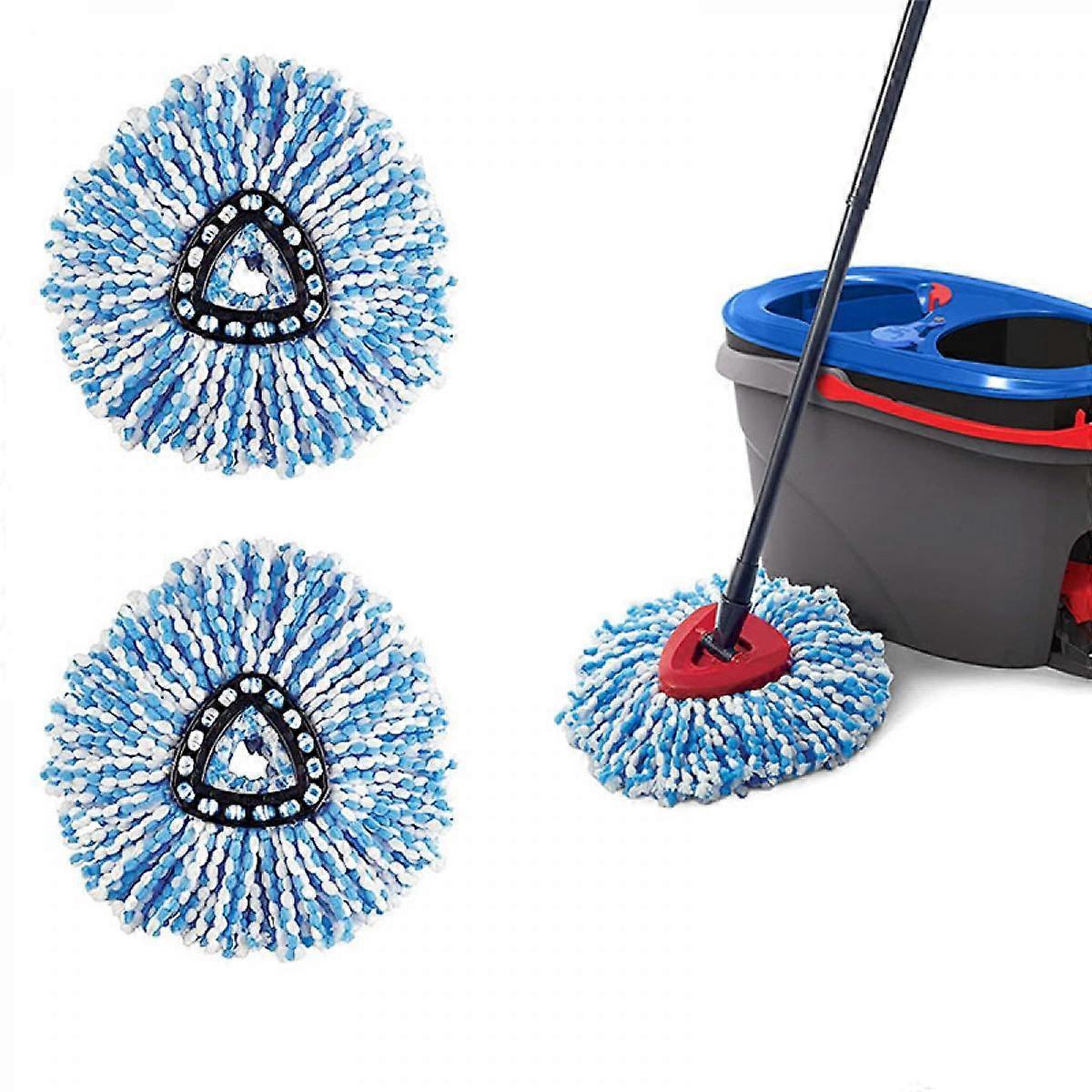 3pcs compatible mop head for o-cedar microfiber mop, spin mop head for floor cleaning