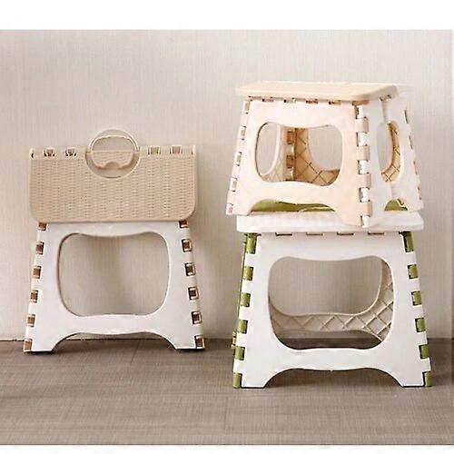 2022 footstool Non-slip square stool Thickened plastic Small bench bathroom stool