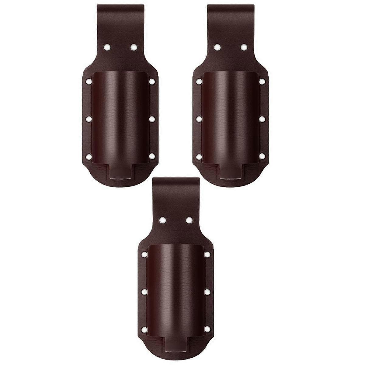 3PC κλασική θήκη μπύρας μεγάλη gadget, τέλεια άνδρες μπύρα όλων των ηλικιών, εσπρέσο καφέ δέρμα, Holste