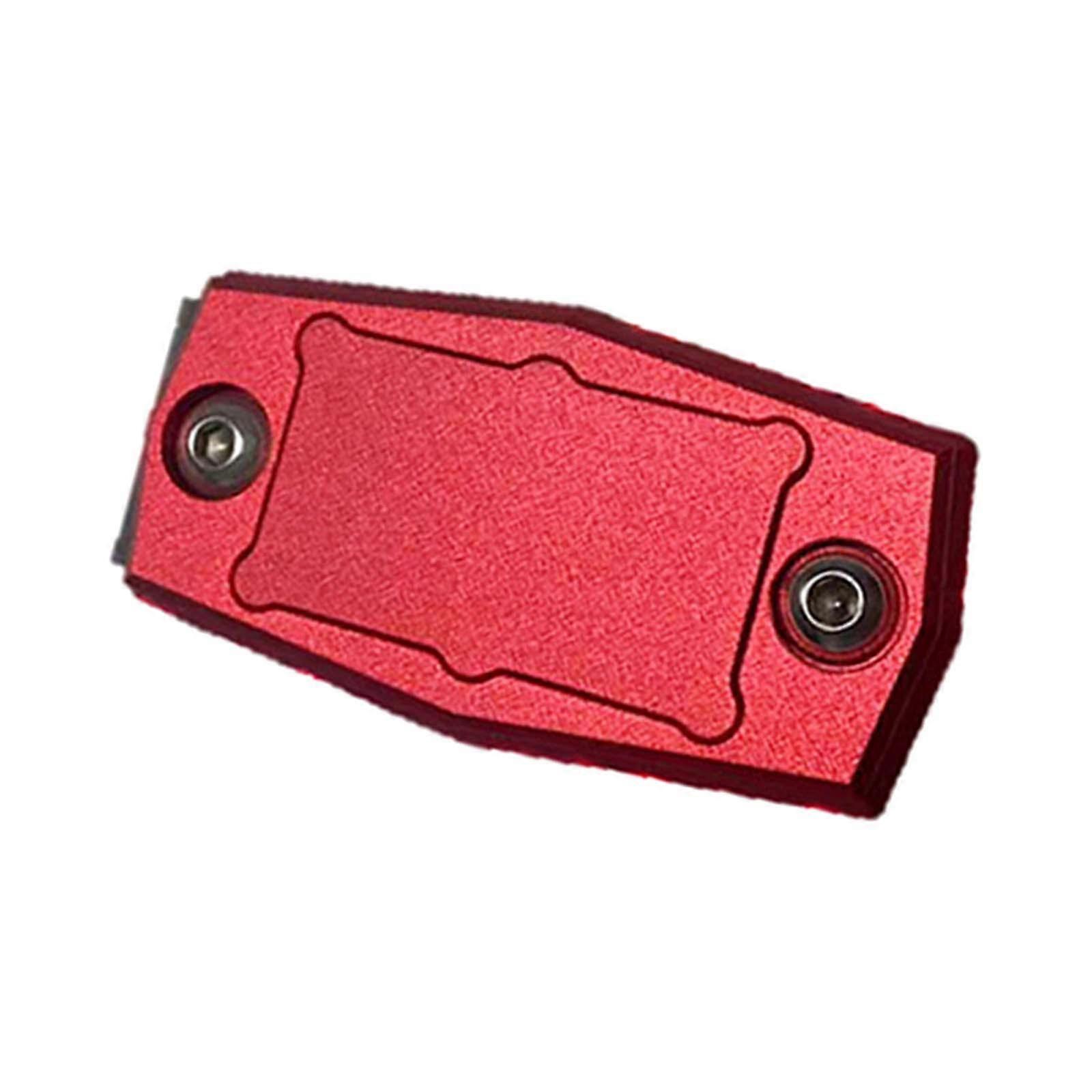 Magnetic Chalk Belt Clip Billiard Hold Chalk Case Practical Tool Red