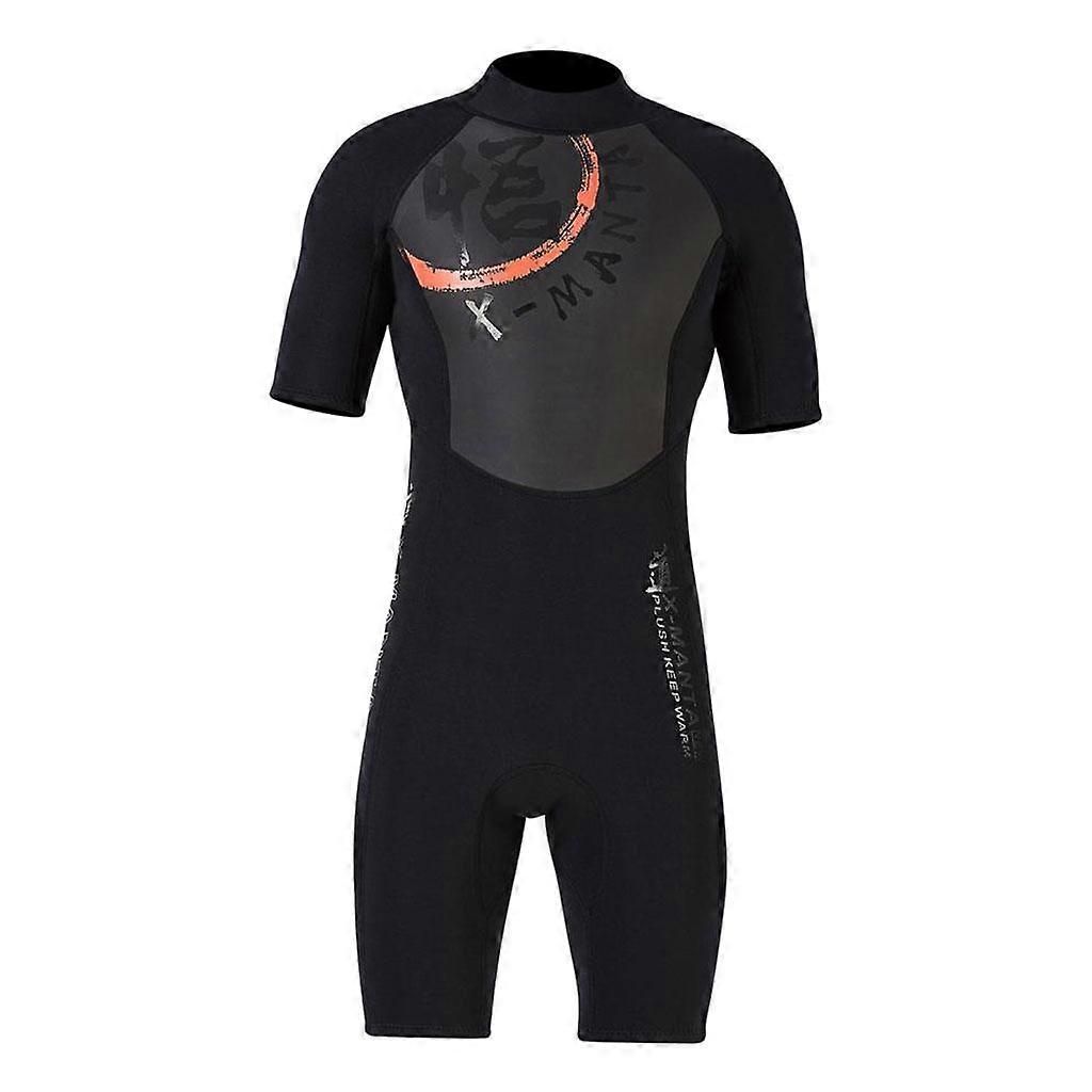 Uomo 3mm Muta Subacquea Manica Corta Muta Muta Corta Tuta Tuta Shorts M