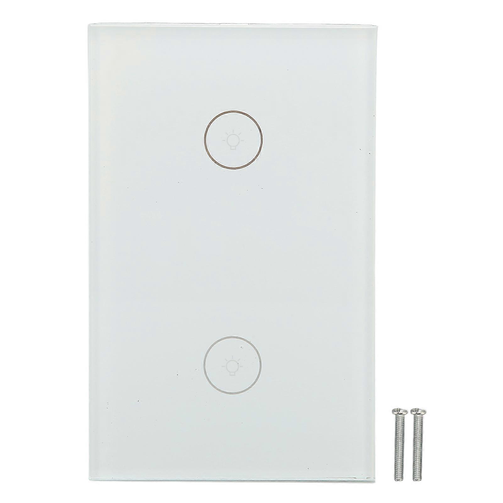 Double Buttons WiFi Smart Touch Switch Wireless Control Switch for Home Wall Light 100?240V
