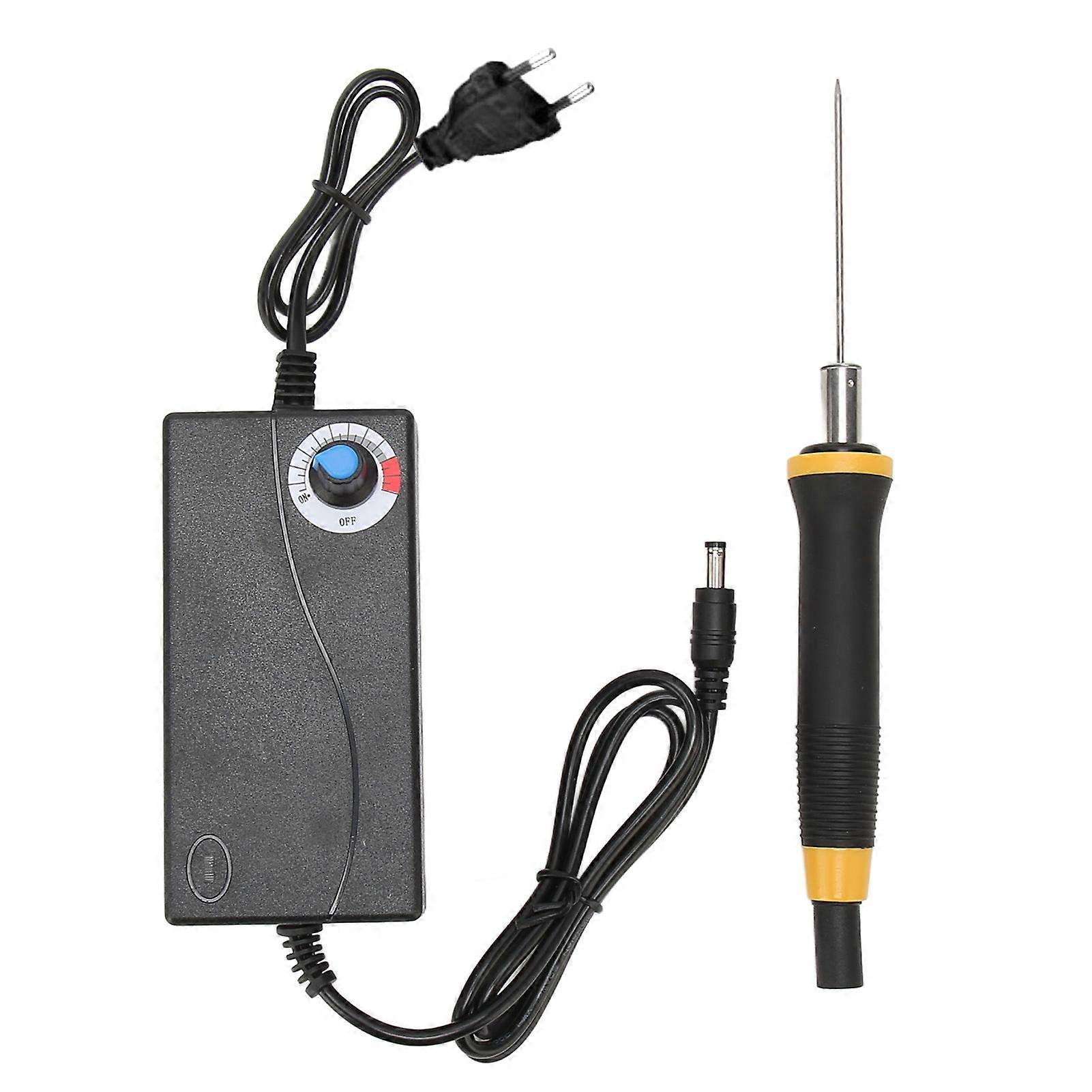 Hot Knife Foam Cutter Smoothly Cut DC 12V 3A Foam Cutter Pen Electric Styrofoam Cutting Tool for Cutting Engraving 100?240V EU Plug 100?240V