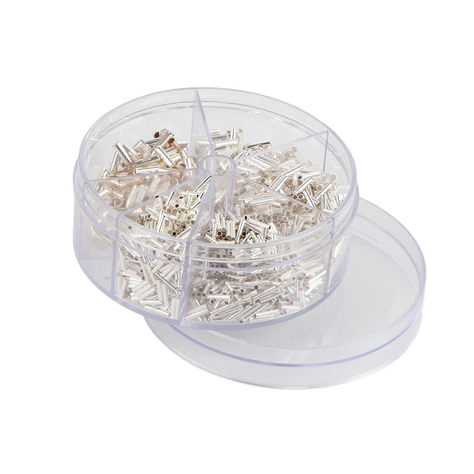 1900pcs Bare Non Insulated Butt Connector Terminals Splice Wire Terminal Kit