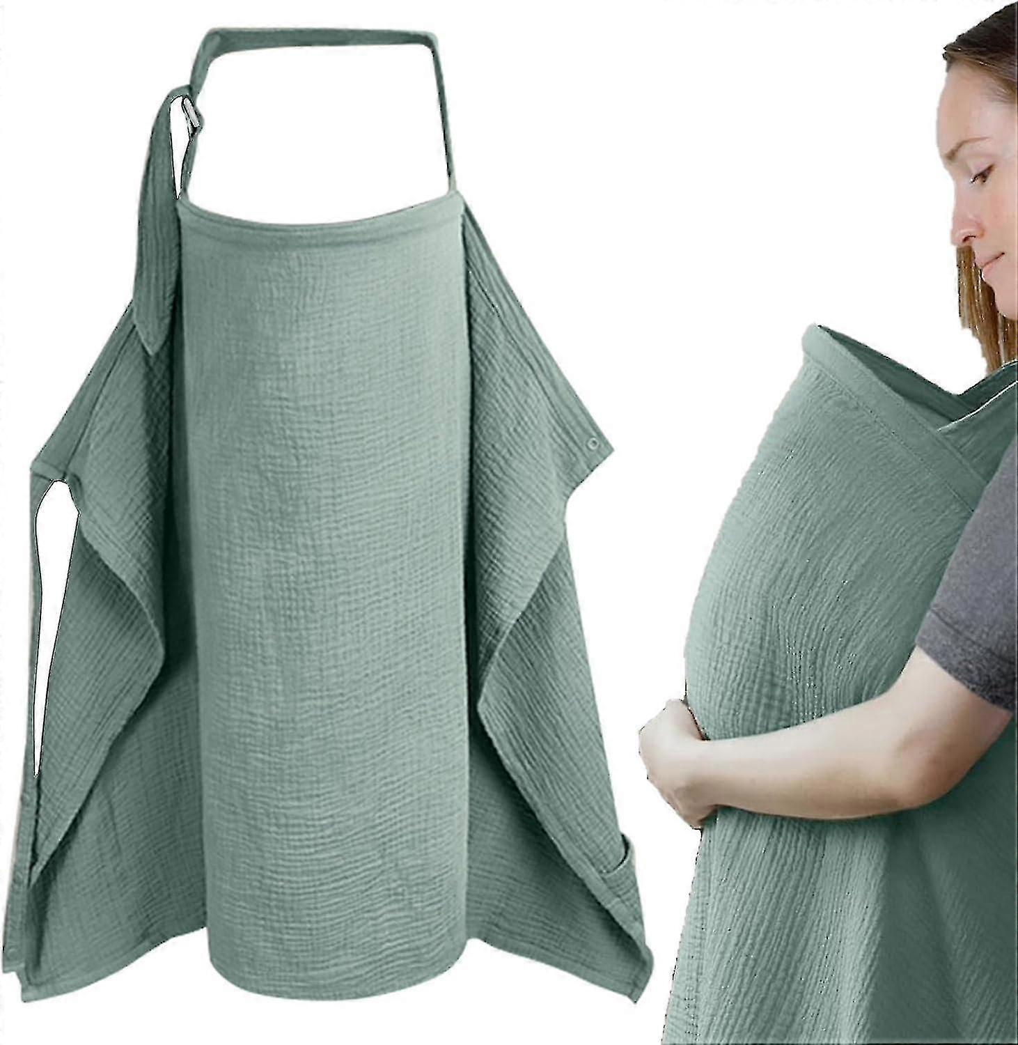 Amningsöverdrag | Amningsöverdrag för flera ändamål | Mjukt och andningsbart amningsöverdrag i bomull | Amningsöverdrag med skyddsduk för amning