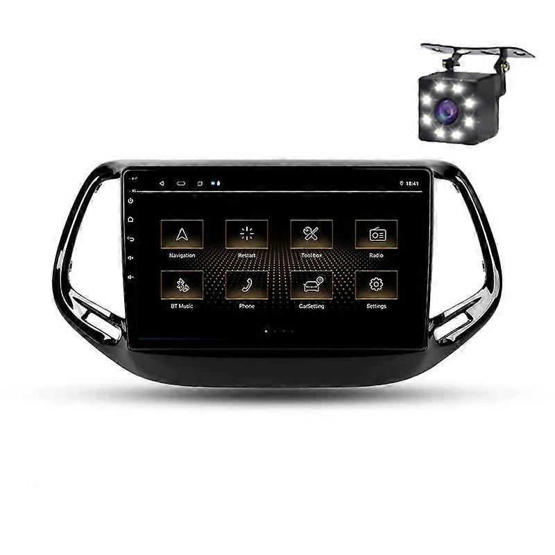 Car Android For Jeep Compass 2 MP 2016 - 2018 Auto Multimedia Player Stereo