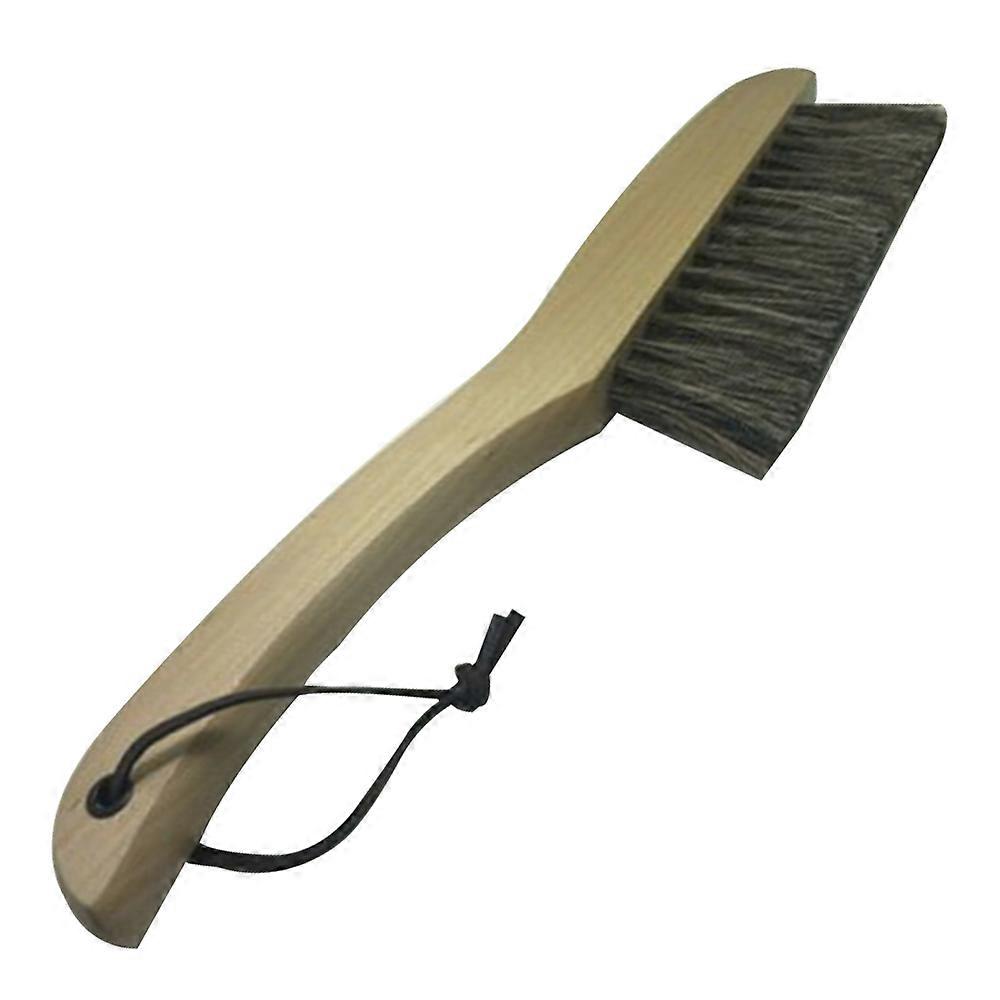 Hand Broom-Soft Bristles Dusting Brush Dusters ,Long Wood Handle