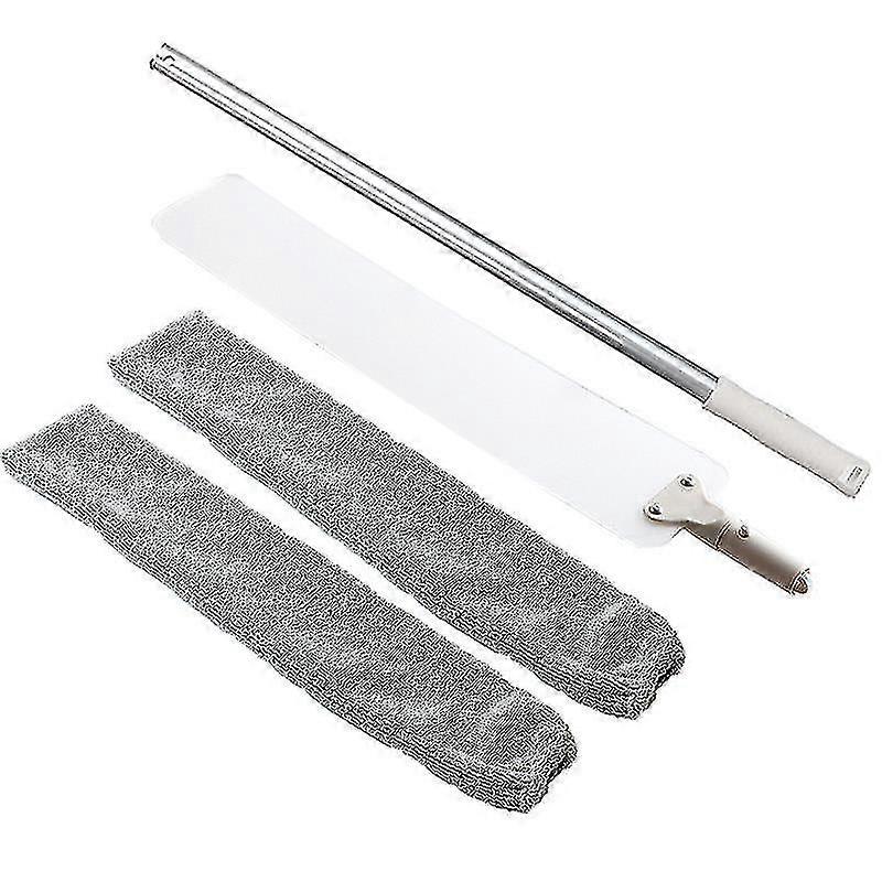 Duster,adjustable Long Dust Brush And 2 Washable Fabric