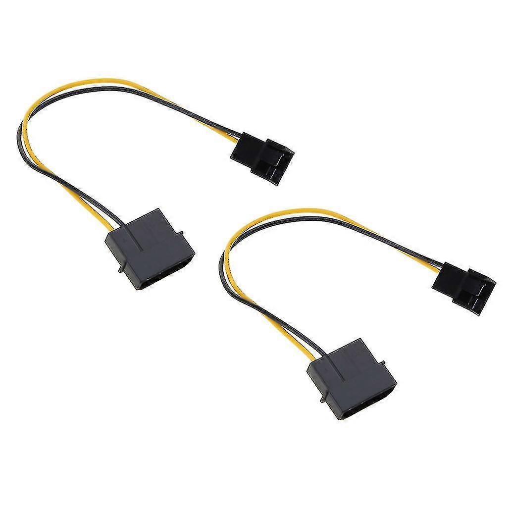 4-pin Molex/ide To 3-pin For Cpu/chasis/case Fan Power Connector Cable Adapter