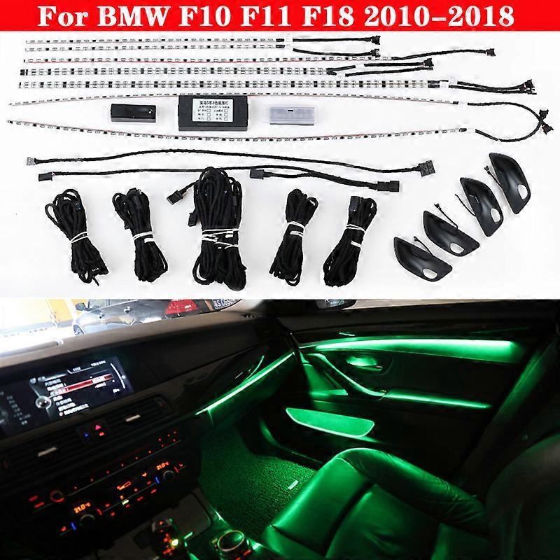 For BMW 5 series F10 F11 F18 2010-2018 Car neon interior door ambient ...