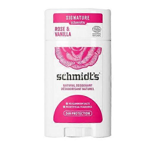 Schmidt's Deodorant Natural Deodorant Rose and Vanilla ,2.65 Oz
