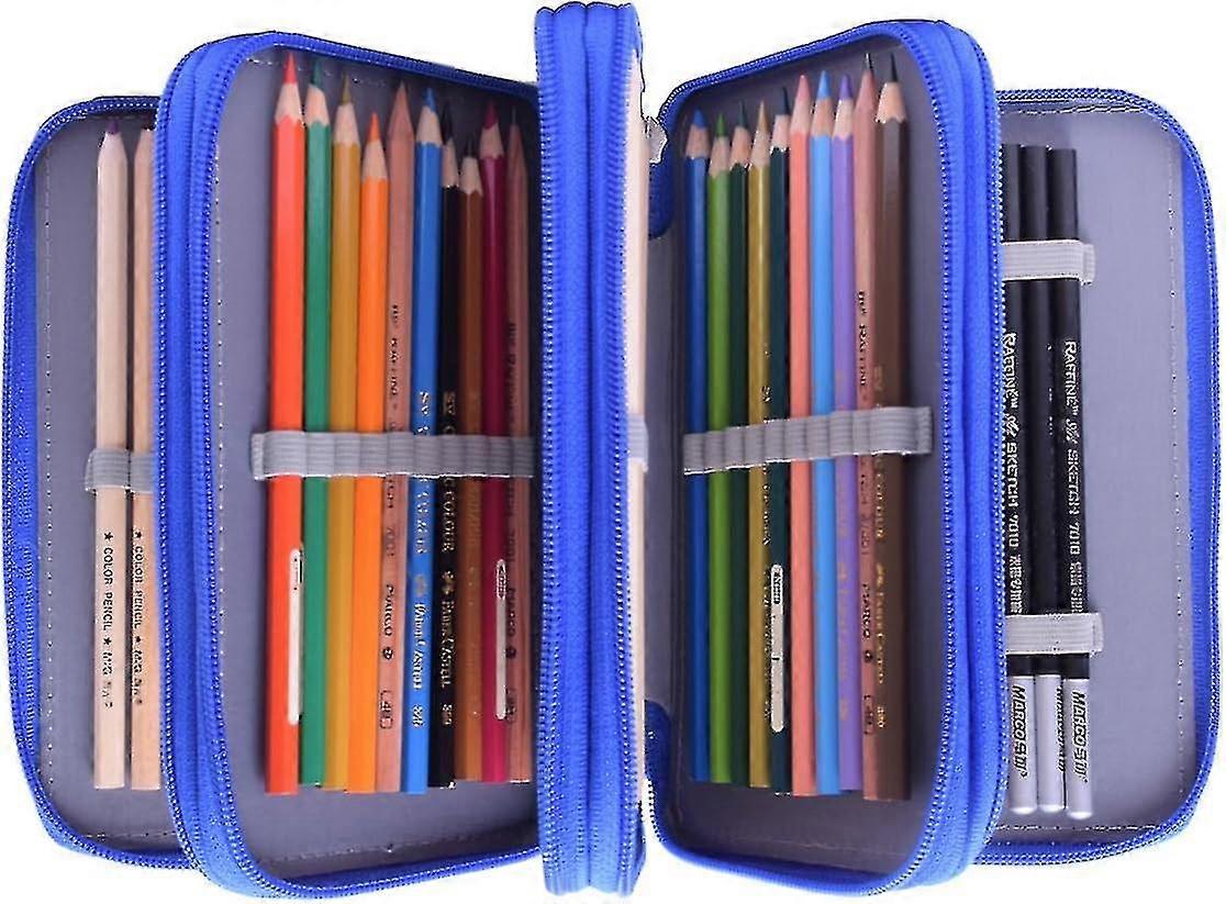 Case for 72 pencils pens case school elementary super large 4 layers