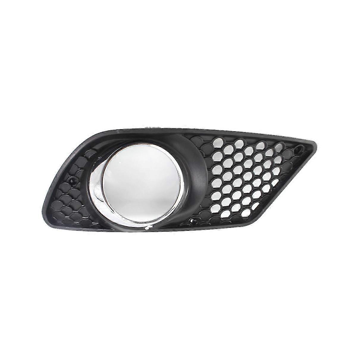 Car Front Right Bumper Fog Light Grille Fog Lamp Cover With Chrome For C-class W204 2008-2010