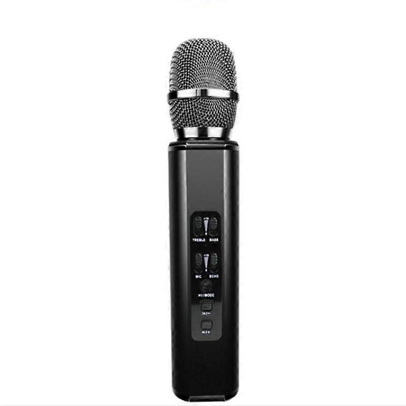 Bluetooth Karaoke Microphone, 4 in 1 Kids Microphone for Singing Girl Boy with LED Lights Wireless Mic Recording Compatible with Android iOS for Adult