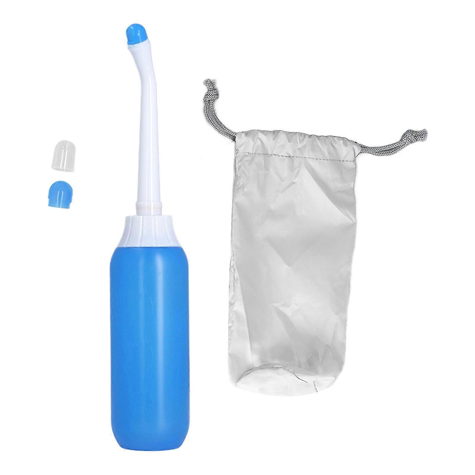 Stretchable Nozzle Portable Bidet Spray Bottle - Convenient Postpartum Hygiene Solution (Blue)