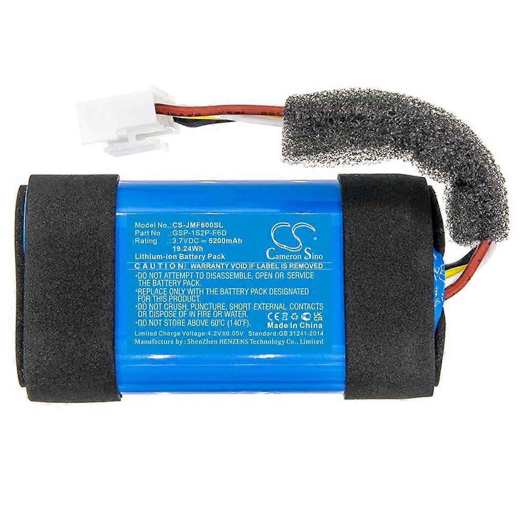 5200mAh/6800mAh hangszóró akkumulátor GSP-1S2P-F6D JBL Flip 6, JBLFLIP6BLUAM, JBLFLIP6REDAM