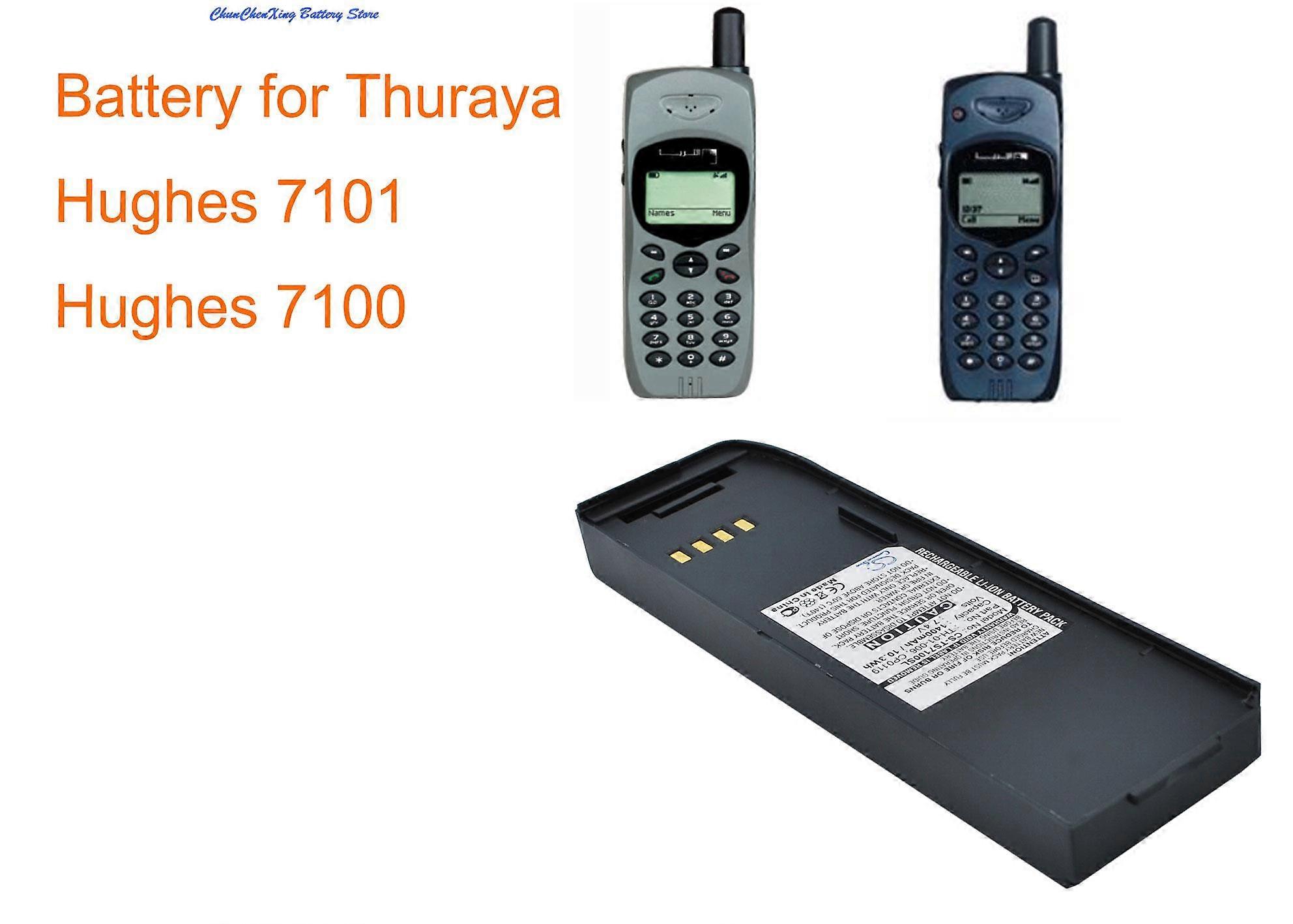 1400mAh Satellite Phone Battery CP0119, TH-01-006 for Ascom 21, For Thuraya Hughes 7100, Hughes 7101, HNS-7100