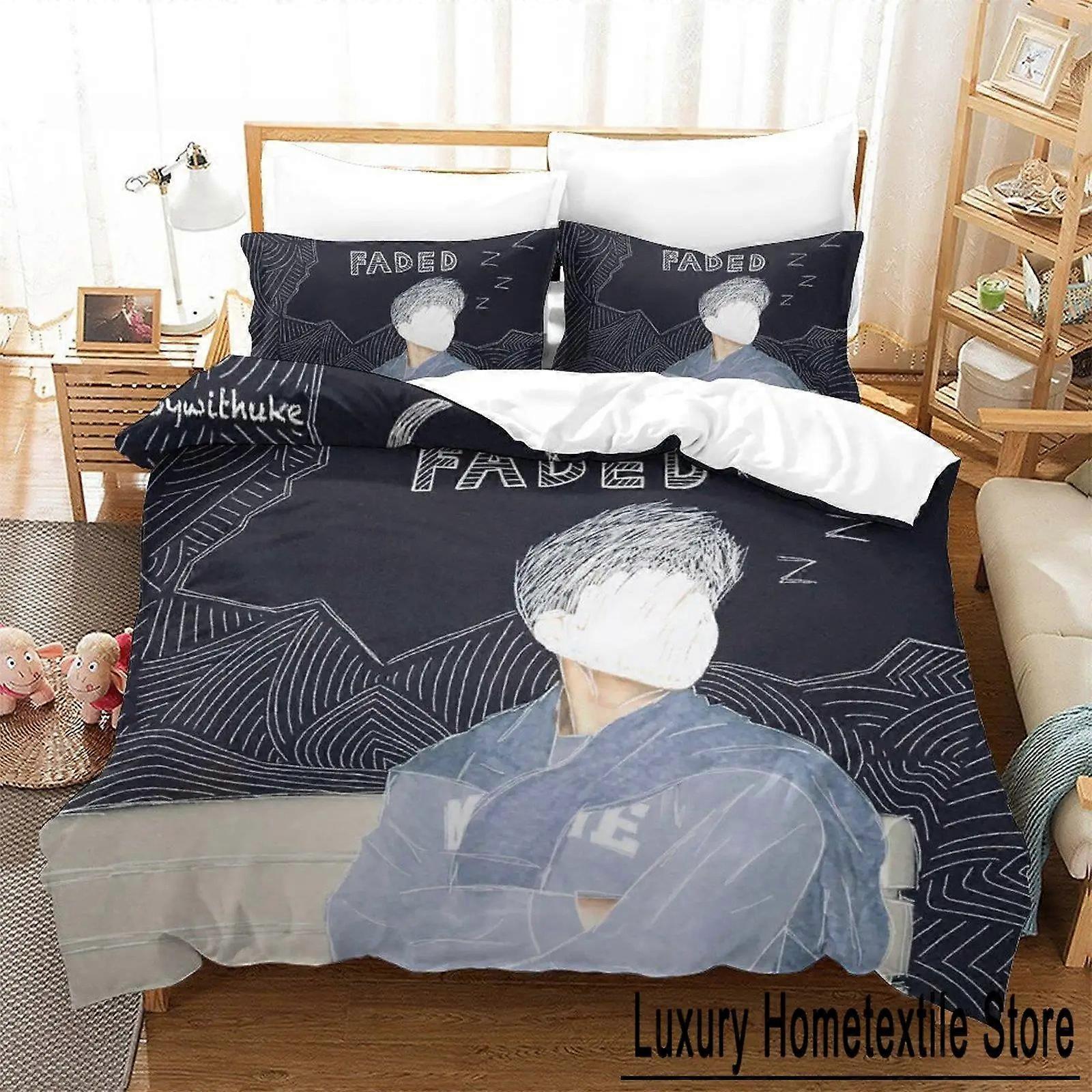 o1614 Lençóis Boywithuke Conjunto de Cama Conjunto de Cama Aldult Kid Quarto Conjuntos de capa de edredão Conjunto de lençóis Lençóis fVV1614