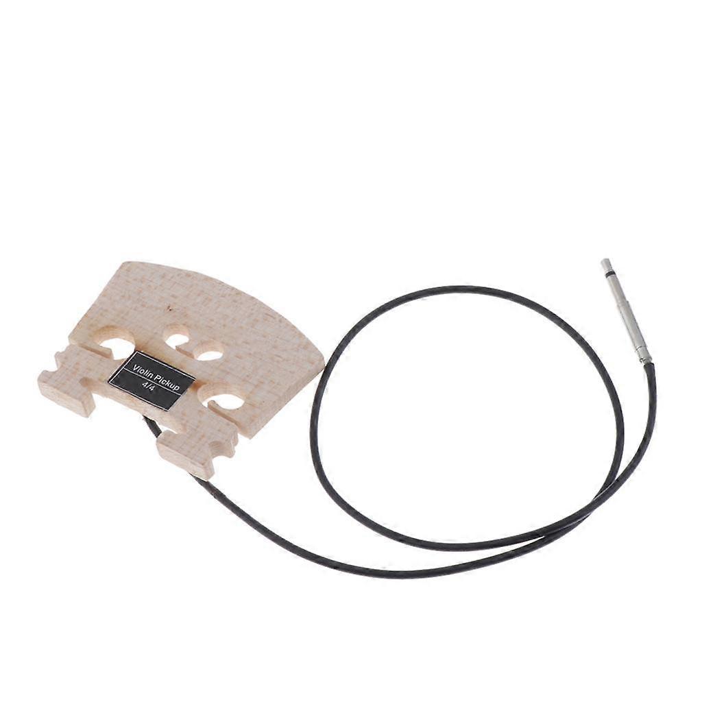 Violin Bridge with Embedded Piezo Pickup for 4/4 Full Size Violin