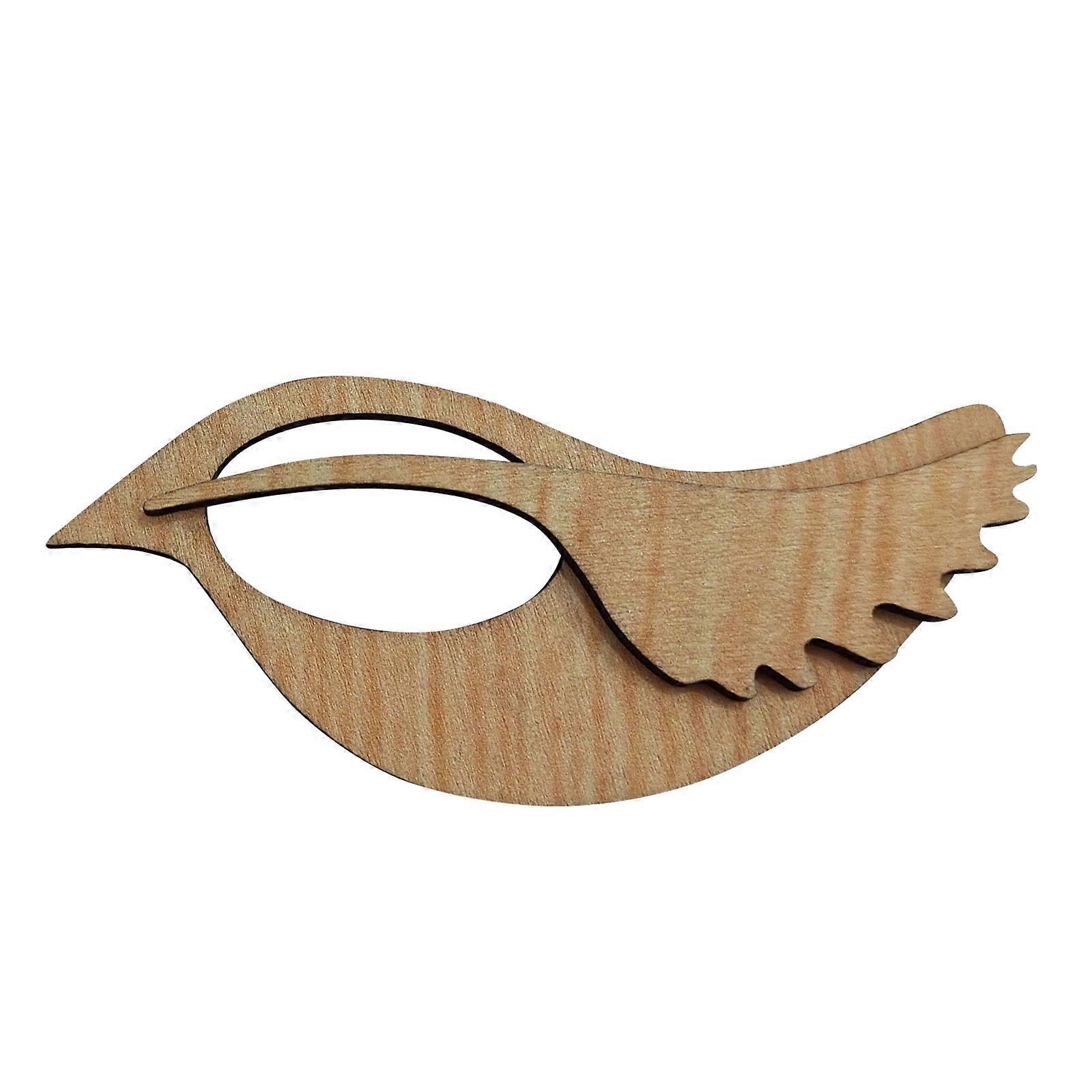 Cartoon Brooch Pin with Wooden Animal Pattern - Wooden Animal Shape Brooches Pins, Creative Wooden Sweater Clip New