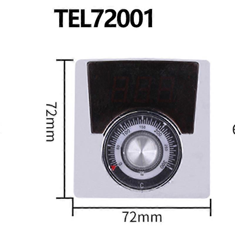 TEL72 TEL96  digital oven temperature controller knob thermostat 400 degree 96x96mm 72x72mm relay output k input  220V 380v