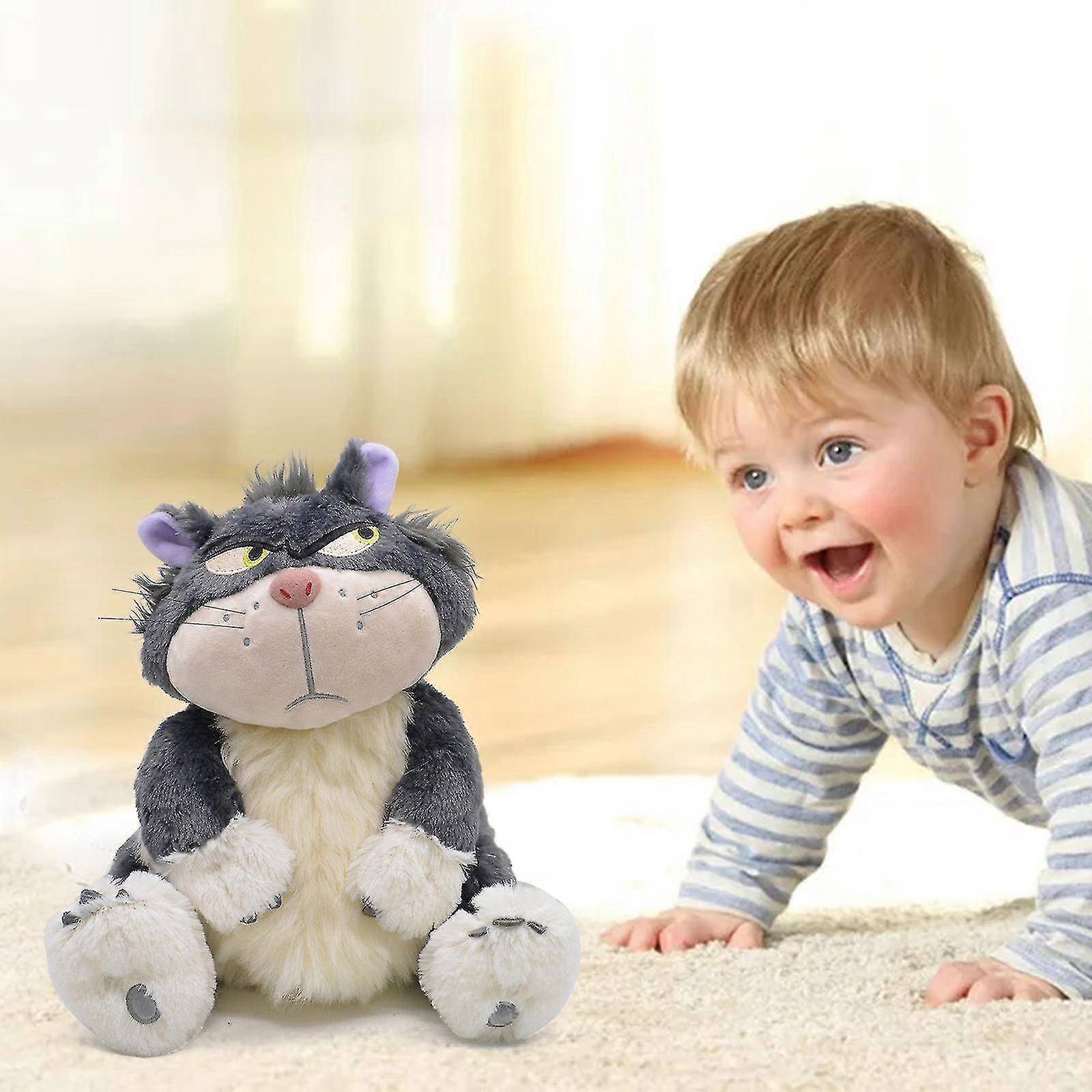 وصول جديد 35/45 سنتيمتر ديزني سندريلا لوسيفر القط لينة أفخم محشوة ألعاب الدمى مع العلامة