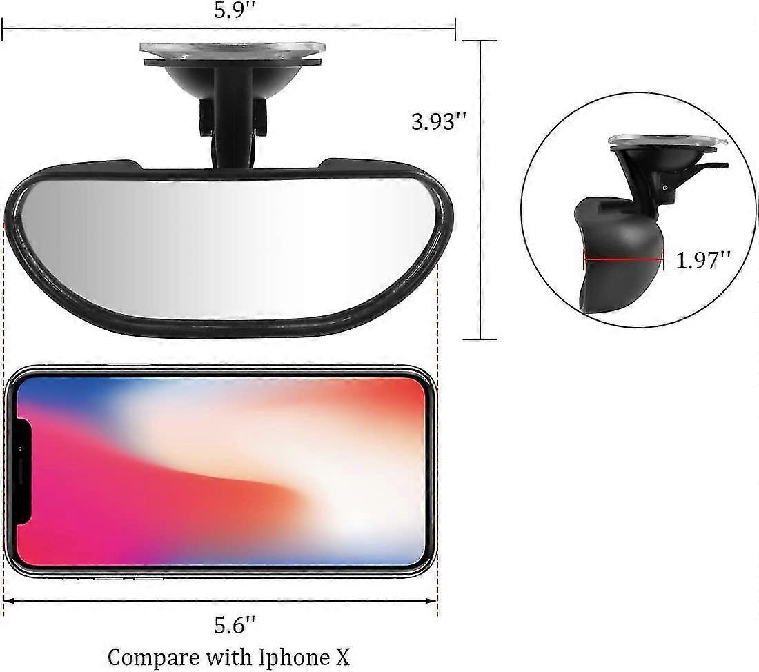 Baby Car Backseat Mirror, Rear View Facing Back Seat Mirror Child Safety Rearview Adjustable Forward Baby Mirror For Infant