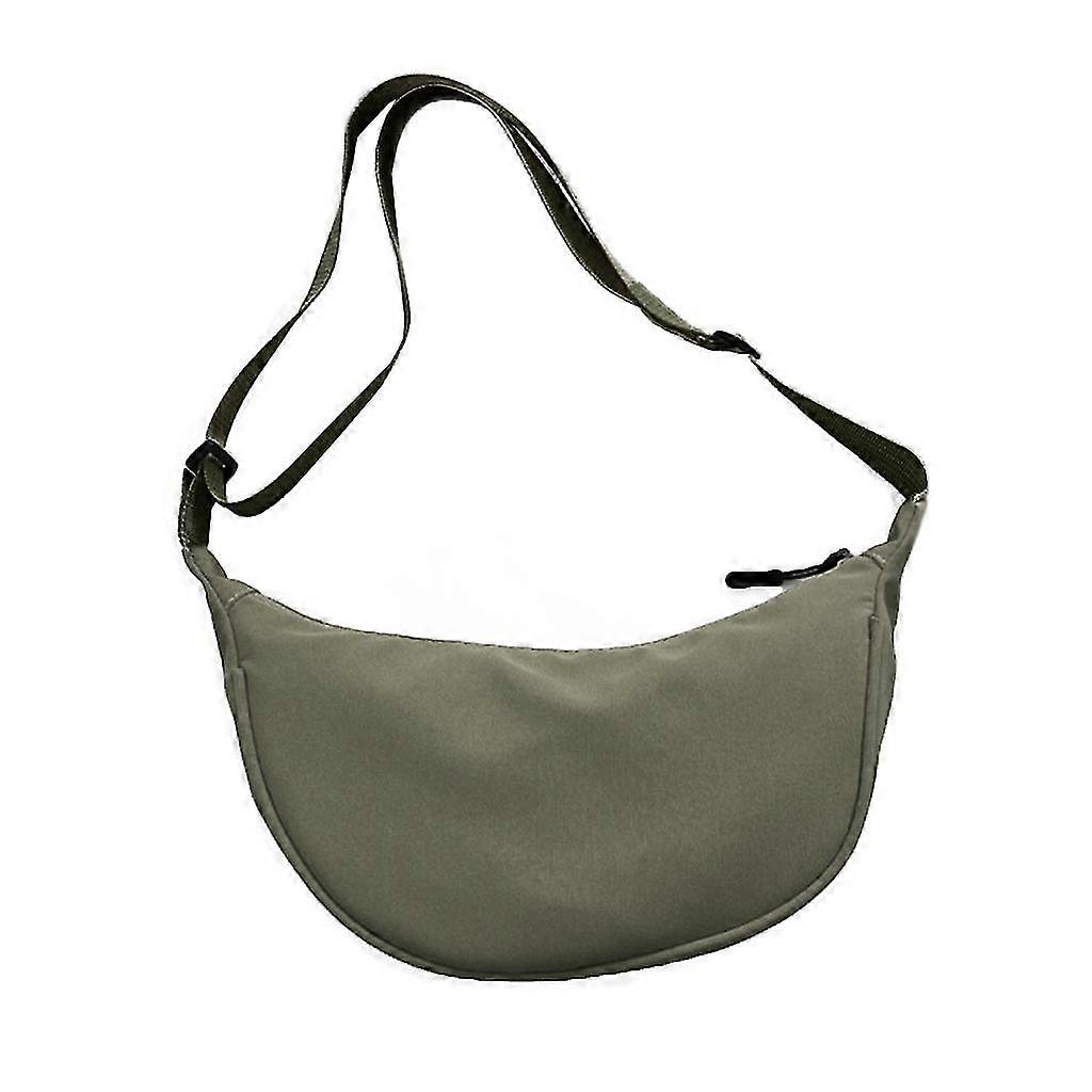 أزياء المرأة تحت الإبط حقيبة الرجعية النايلون مخلب حقائب نصف دائرة حقيبة يد صغيرة