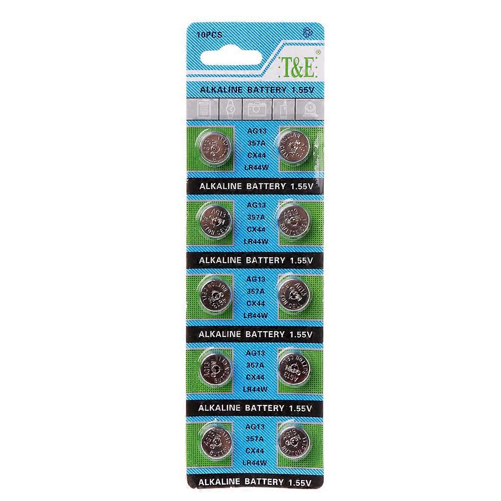 10x AG13 A76 LR44 357A S76E G13 Button Cell Battery 1.55V Alkaline Batteries