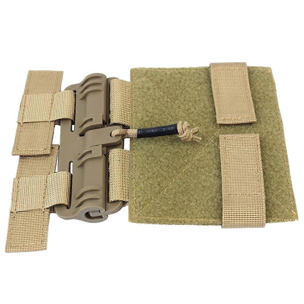  Single Point Molle Quick Disconnect Quick Release Buckle Set with Hoop and Loop