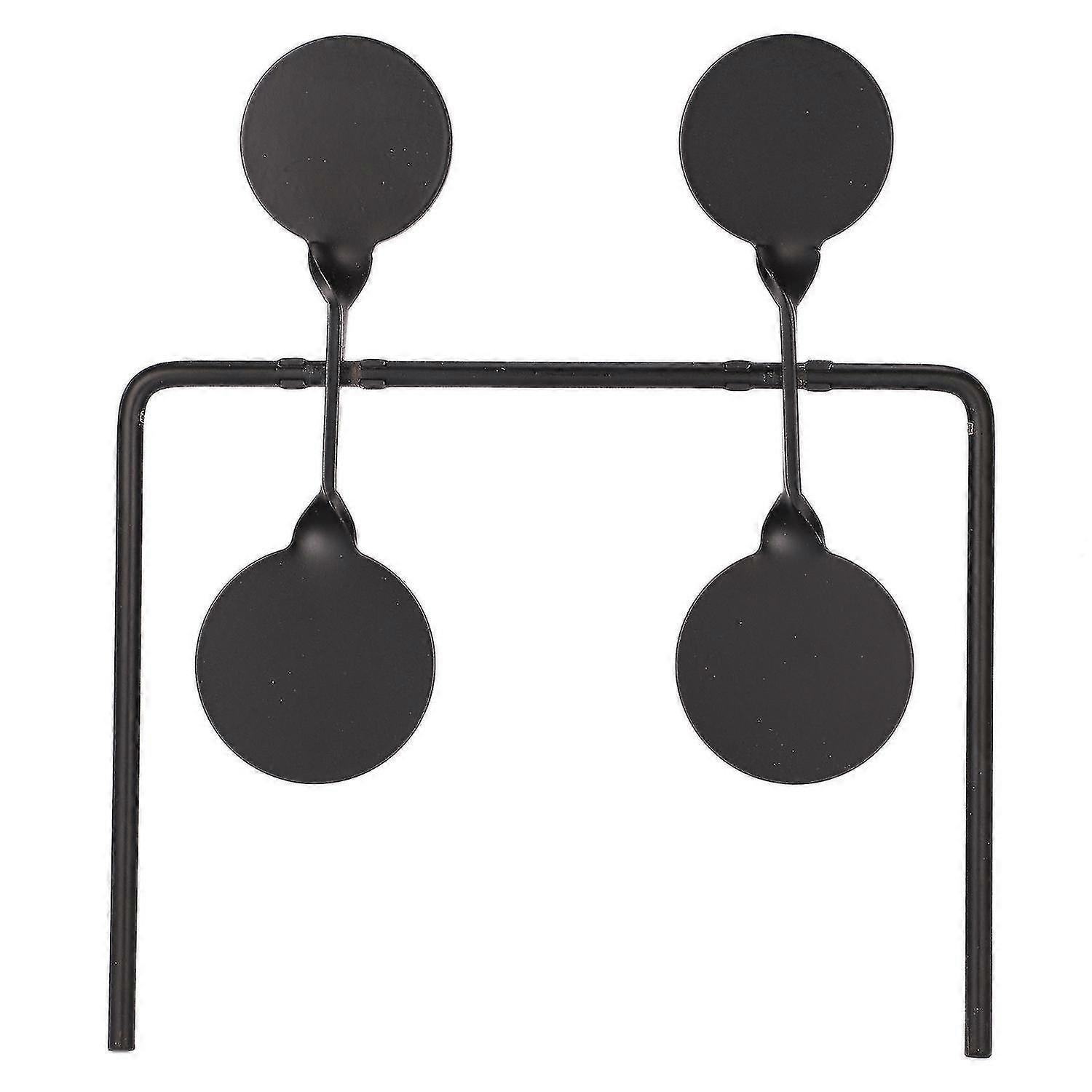 6 exercices de réglage de cible en métal rotatif à réinitialisation automatique