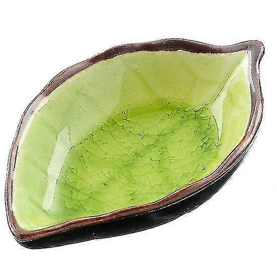 Ceramic Small Dishes Snacks Sauce Flavouring Plates Leaf Design Dinnerware Bone Dish Dish Creative Snack plate