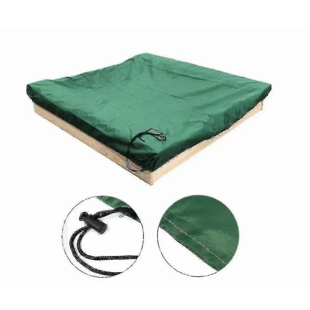 Sandbox Cover With Drawstring, Square Dust-proof Beach Sandbox Cover, Waterproof Sandpit Swimmin S20
