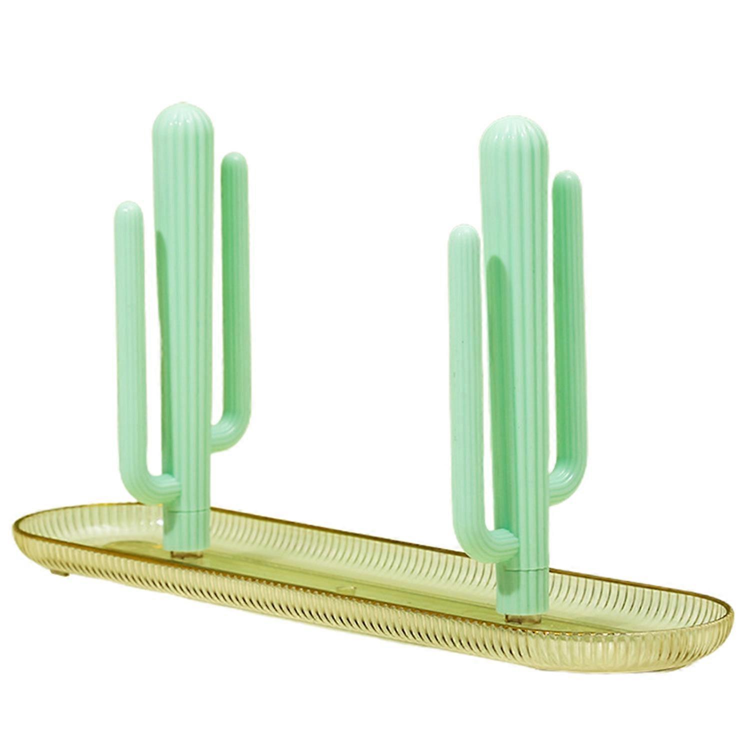 Cactus Chopstick Storage Rack Multi-functional Easy to Clean Moisture-proof Drainage Water Tray