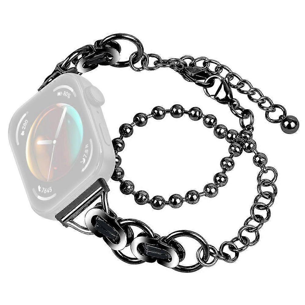 For Huawei Watch Fit 3 Metal Wrist Band Electroplating Watch Strap