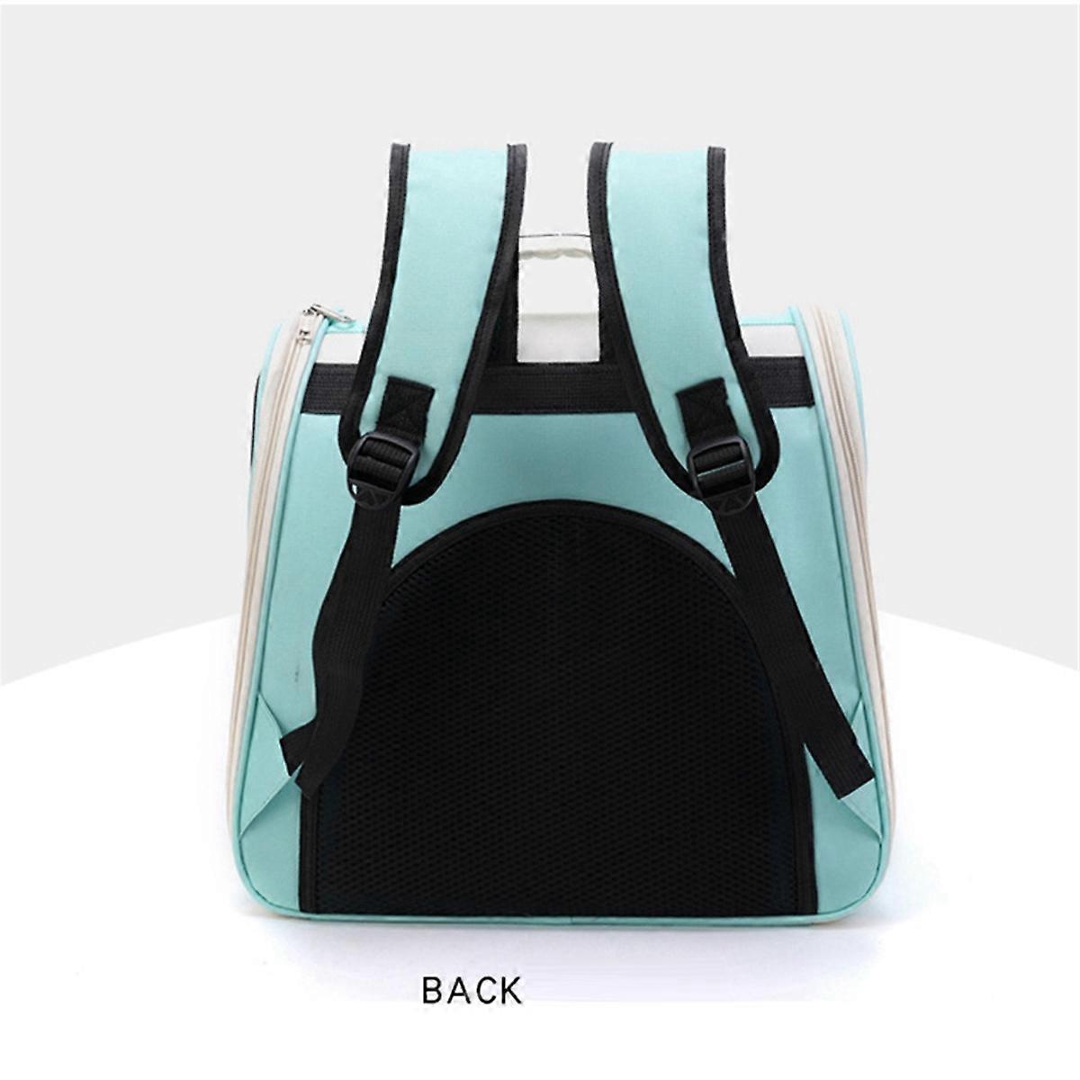 حقيبة Cat مستلزمات الأليفة ذات السعة الكبيرة ، حقيبة فضاء محمولة من Cat Out ، حقيبة أليفة قابلة للتنفس مقاومة للشمس Lake Green