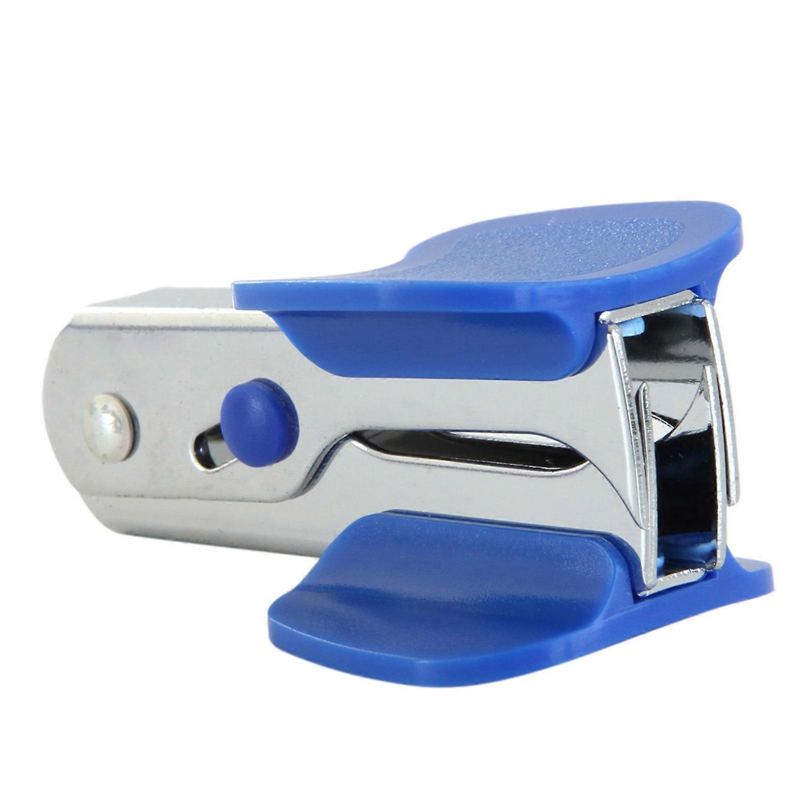 Staple Remover Portable Easy to Use Practical Effective Pinch Jaw Style Staple Puller Removal Tool for Home School Office Blue