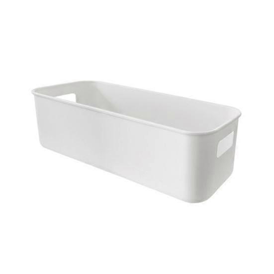 Storage Box Smooth Edge Plastic Large Capacity Multipurpose Non-Slip Base Portable Item Storage Sundries Organizer Case
