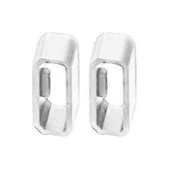 2 piezas Anillos de retención de correa de reloj Silicona de repuesto suave 22 mm / 26 mm Correa de reloj Sujetador de bucle de aro Compatible Fenix 3 / 5x / 5x Plus / 6x / 6x / 6 Pro / 26 mm W