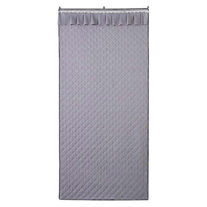 1PC Door Curtain Winter Self Adhesive Thermal Insulation Privacy Protection Windproof Cotton Home Decoration