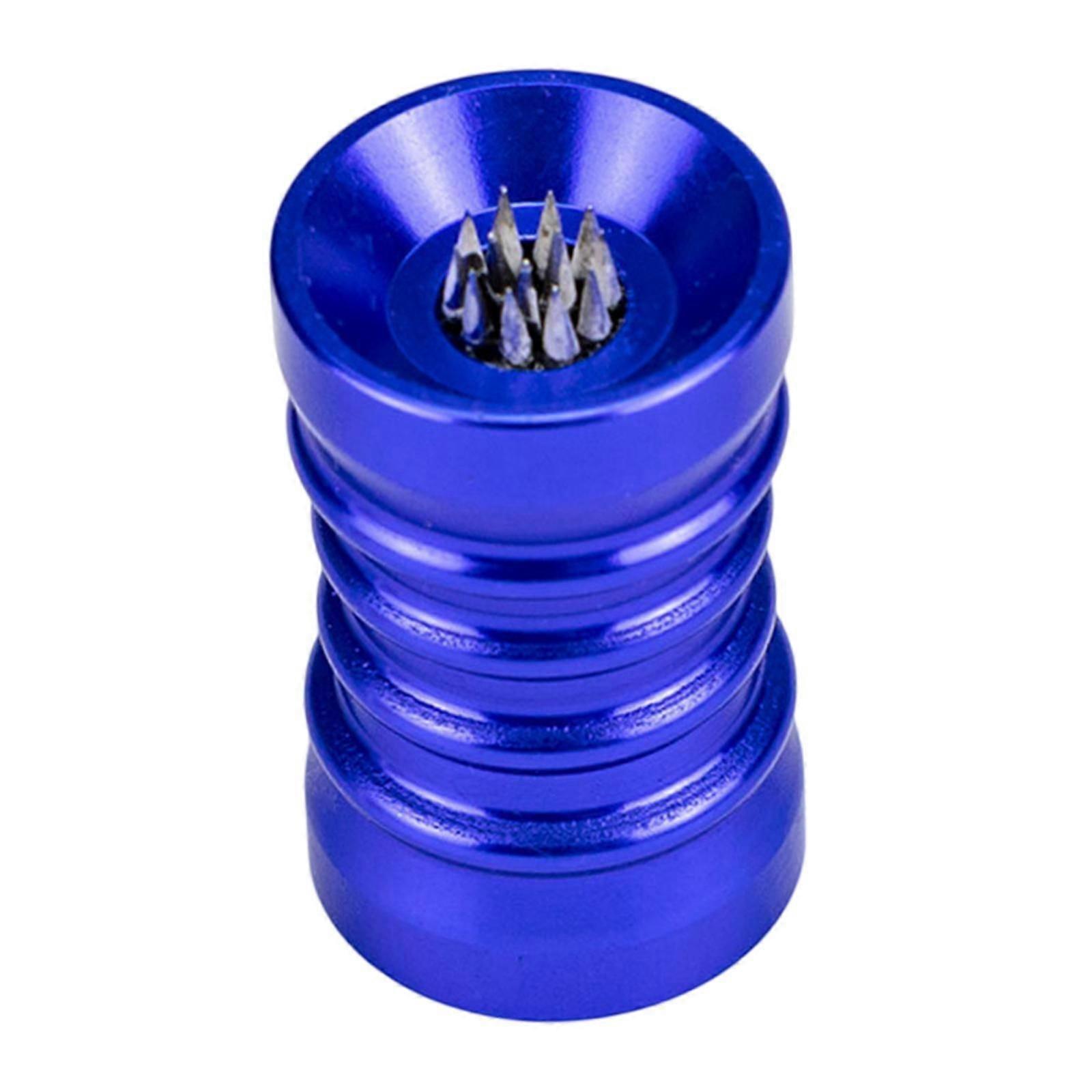 Billard Pool Queue Tip Shaper Metall Queue Shaper Pool Queue Tip Reparaturwerkzeug Blau