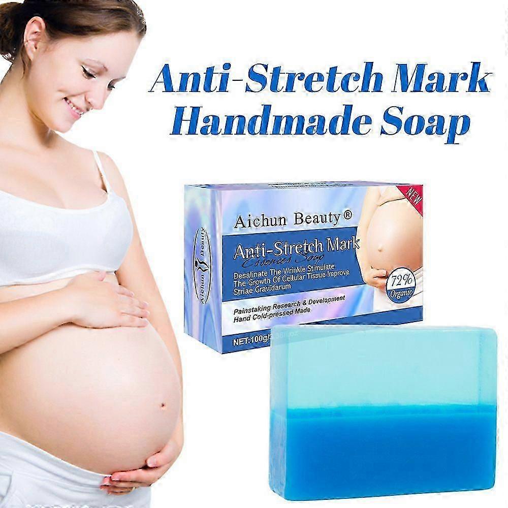 Two-color Handmade Soap Belly Moisturizing Anti-watermelon Grain Skin Lifting Moisturizing Mild Handmade Soap