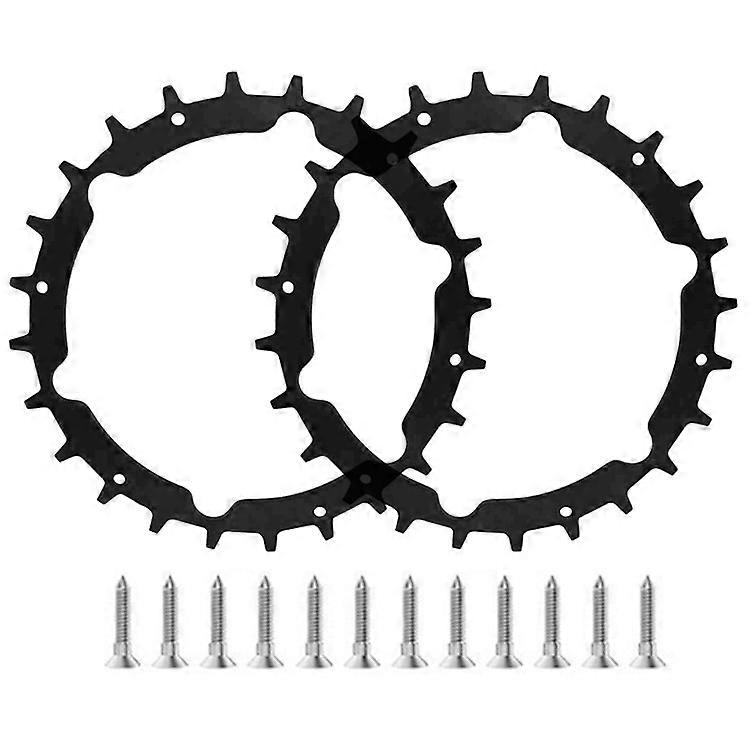 Compatible For Gardena Life 1000 / 600 / 500 Smart / 400 / 300 Lawn Mower 2 RSWG-01 Spikes + 14 Self-Tapping Screws