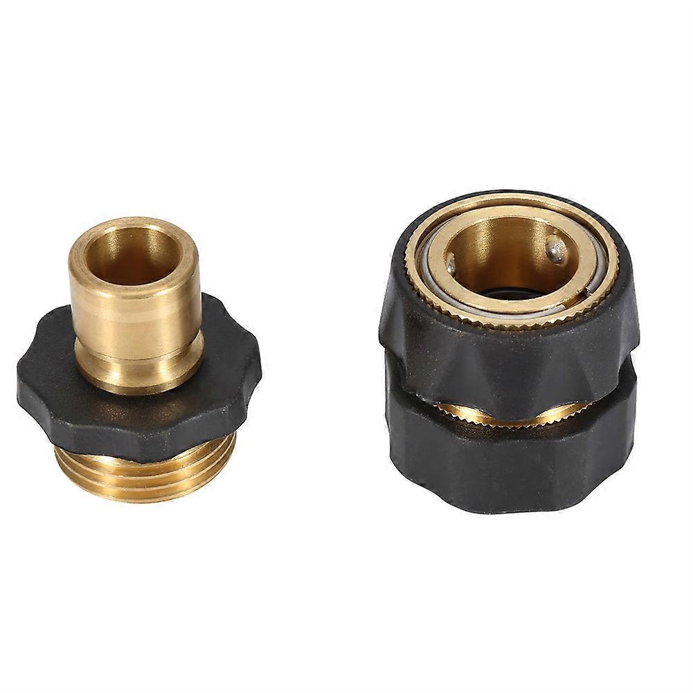 Garden Hose Quick Connector Set Garden Hose Fitting Water Hose Connectors (Outer Thread)