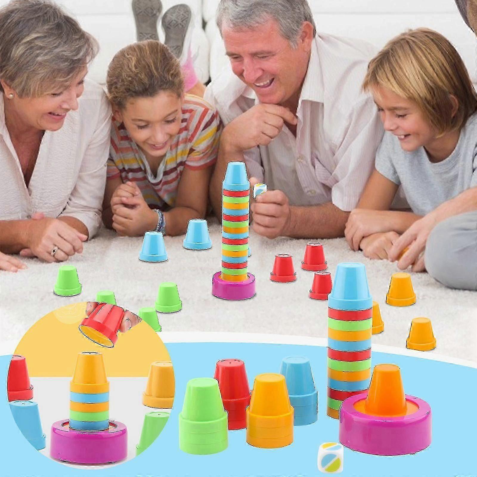 Children's Adult Competitive Cup Cup Double Three Desktop Puzzle Interactive Game