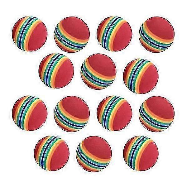 20 Pcs Mini Training Balls Perforated Balls Rainbow Balls Plastic Play Balls Impact Balls