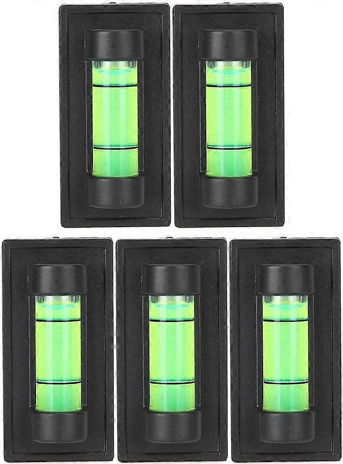 5pcs Spirit Level, High Quality Plastic Mini Bubble Square Precision Air Level for Digital Camera
